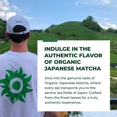 (1.06 Tenzo Matcha Green Tea Powder - USDA Organic Premium Grade - Authentic Japanese Matcha Tea - Latte Powder