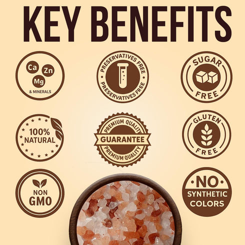 2.5 lb Good Tierra Himalayan Pink Salt in Jar - Coarse, - Ideal for Bath Salt, Table Salt Grinders, and Spice Jars