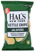 Hal's New York Kettle Chips, Jalapeo Kettle Cooked Potato Chips, No Artificial Colors or Flavors,