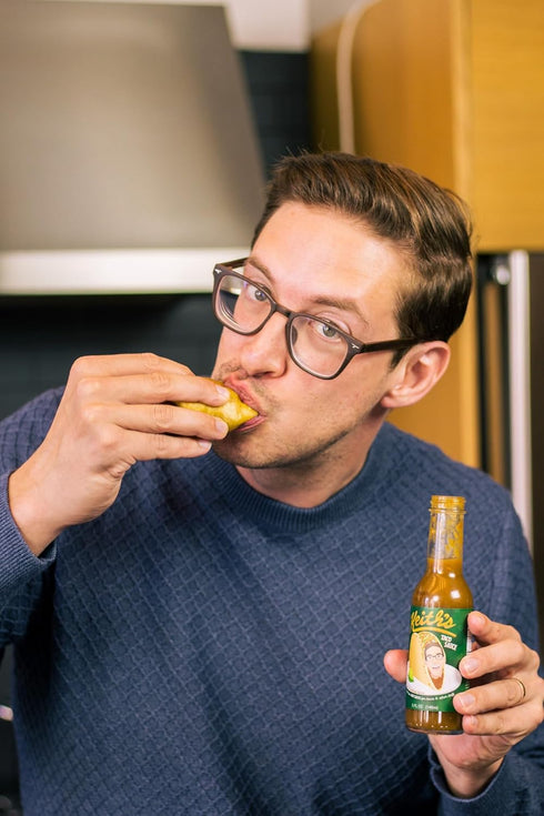 5 oz (1-Pack) Keith's Taco Sauce by Heatonist, Mild Hot Sauce Made with Natural Ingredients: Serrano & Jalapeno