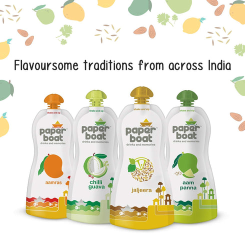 NWIL (Pack 6, 180ml Paper Boat Thandai, Milk Beverage, No Added Preservatives and Colours of each)