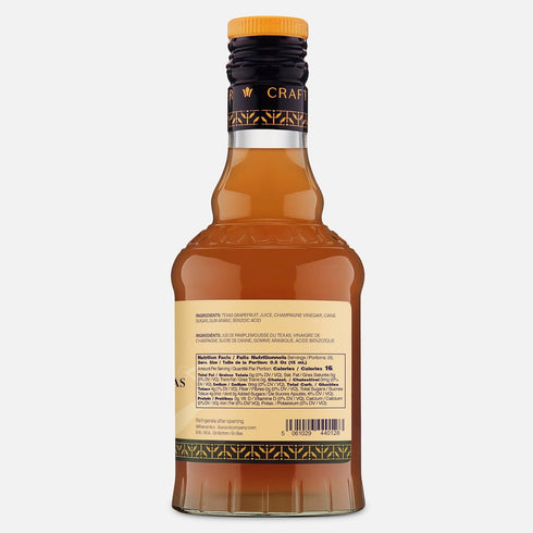 (12.7 oz) 55% Liber & Co. Texas Grapefruit Shrub - Craft Cocktail Mixer with Rio Red Grapefruit Juice & Champagne