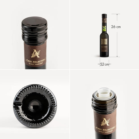 8.5 Oz (Pack 1) DESERTMIRACLE Cold Pressed Polyphenol Rich Moroccan Olive Oil, Organic Extra Virgin Olive Oil with High