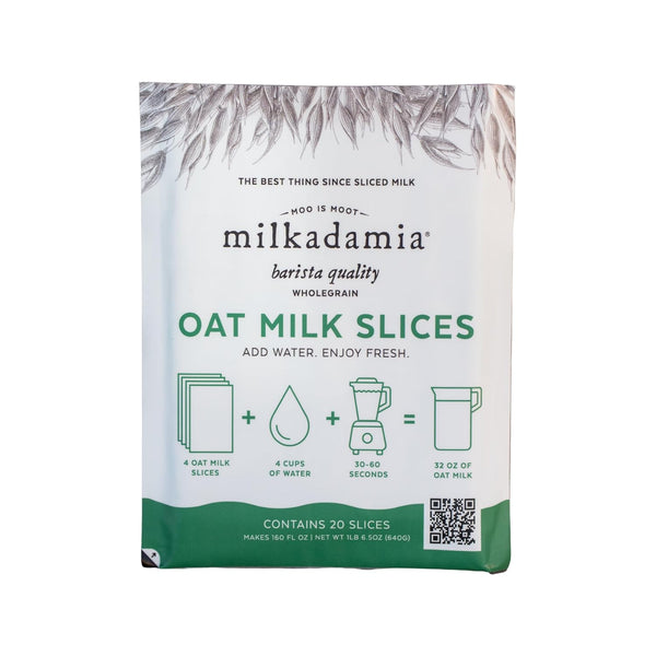 milkadamia Oat Milk Slices, 20 Slices (Makes 8 Fl Oz Per Slice),