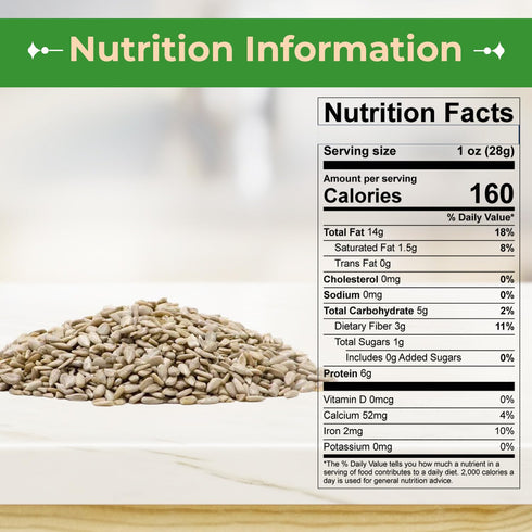 (5lb Sincerely Nuts Organic Sunflower Seed Kernels Raw (No Shell) bag) | Nutritious Antioxidant Rich Superfood Snack |