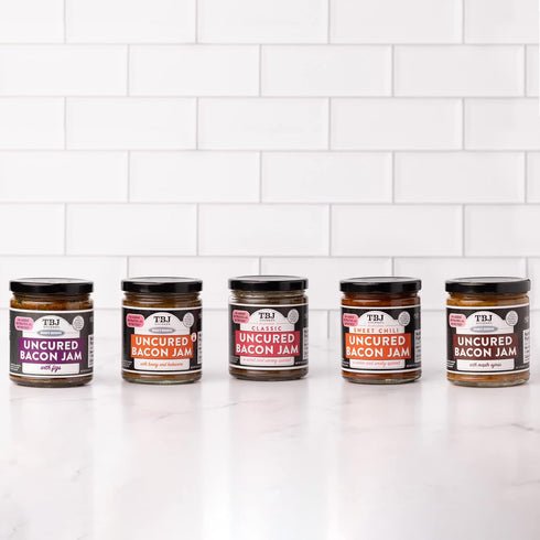 TBJ Gourmet Maple Bacon Jam - Bacon Top Ingredient - Premium Spread No Preservatives