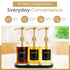 Syrup Pump for Coffee Syrup Bottles – 2-Pack Dispenser Pumps for 750ml Flavoring Syrup Bottles – Gold for Home & Cafe