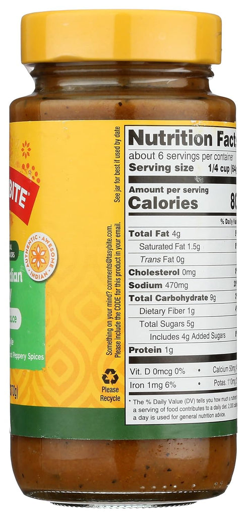 Simmer 13 OZ TASTYBITE South Indian Curry Sauce