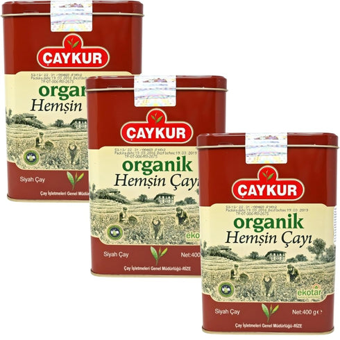 AYKUR Organic Hemsin Black Tea, Premium Certified Turkish Loose Leaf Tea, Natural,
