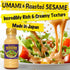 Store 51 0g 8.8 oz (250g) Japanese Roasted Sesame Dressing Low Calorie Only Calories per Serving, Saturated Fat, Creamy