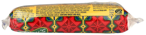 Frozen 6.0 Amy's Cheddar Cheese Burrito, Made with Organic Beans and Rice, Ounces
