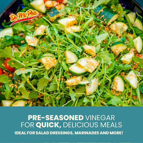 24 Oz, 12-Pack De Mi Pais Seasoned Vinegar Que Rico! Perfect Pantry Staple for Enhancing Flavors in Salads, Marinades