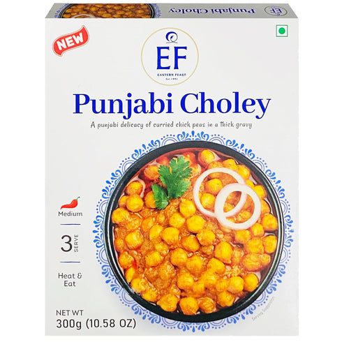 (Pack 4), Eastern Feast - Punjabi Choley, Ready to Eat Meals, of Vegetarian, Gluten Free
