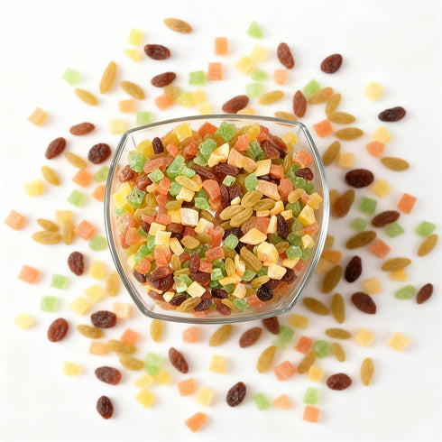 Pack pack Fresh Snack Mixed Dried Fruit - A snack containing two types of dried grapes, dried kiwi, dried mango