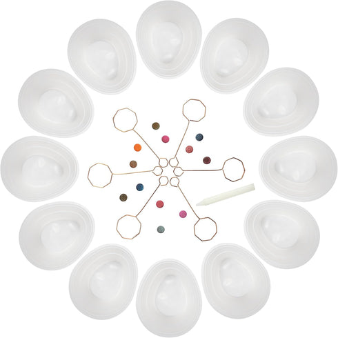 12 PAAS Megga Color Cups Egg Decorating Kit: Dye Eggs at The Same Time!