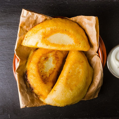 3 oz (8 Frozen DELE FOOD Shredded Beef Empanada, Units) Gluten-Free Appetizer with Cornmeal Dough and Savory Beef