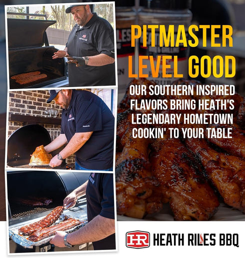 3 bottles,16 oz. Heath Riles BBQ Sauces, Sweet BBQ Sauce, Pit Master Barbecue Sauce For Meat, Marinades, Dressings