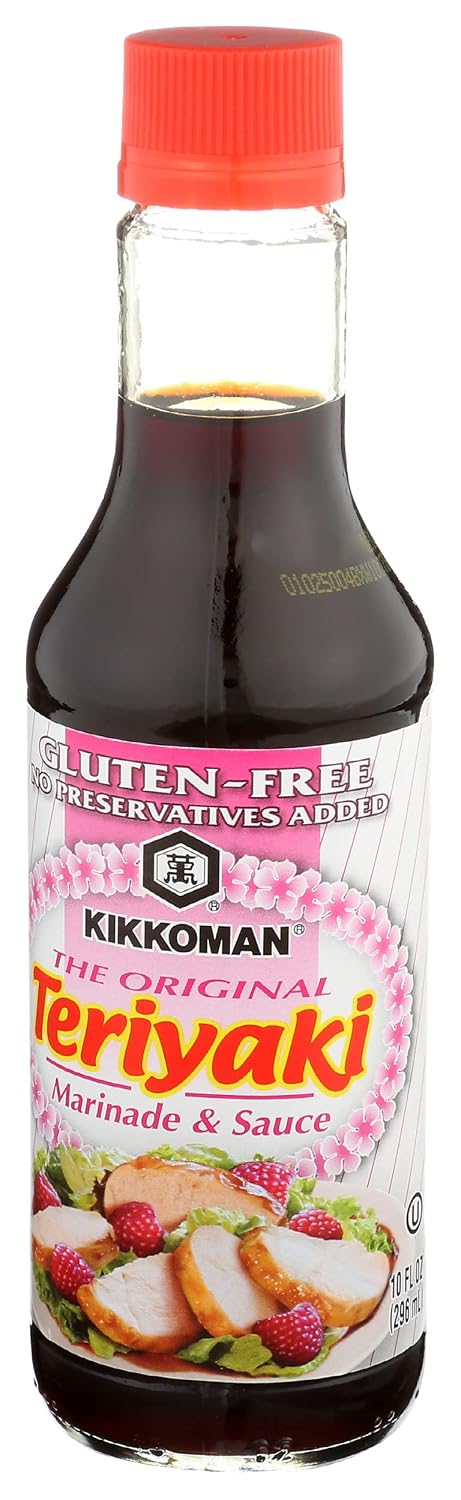 10 oz Kikkoman Sauce & Marinade Gluten Free Tryaki