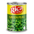15 oz (Pack 12) Rica Rondo Green Peas, Canned Vegetables, Can