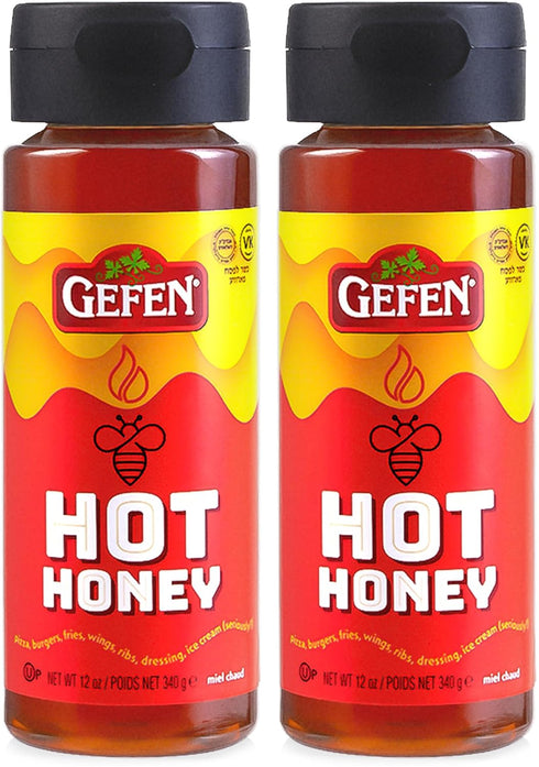 Gefen Hot Honey, 12 oz (2 Pack) | Sweet & Spicy Honey