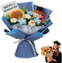 Generic 2026 Graduation Crochet Flower Bouquet Knitted Grad Doll,Handmade Crochet Flower Bouquet with
