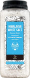 Soeos Himalayan White Salt, Coarse Grain, 39 oz (2.4 Pound), Non-GMO and
