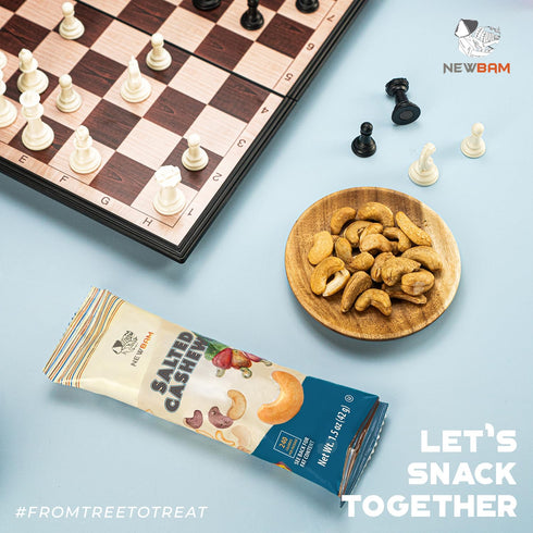 Packs 12 Packs (1.5oz NEWBAM Lightly Salted Cashews Individual - Cashew Snack Roasted Nuts Each) Keto, Vegan