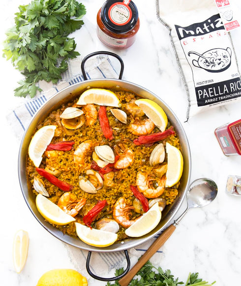 (2 2.2 lbs) Matiz Valenciano Paella Rice from Spain | Traditional Spanish Medium-Grain | Risotto, Arrs Negre, Seafood