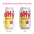 12 Pack (12oz oHy Hydrogen Sparkling Water Magnesium & Antioxidant Hydration, Zero Sugar, Zero Calories, Strawberry