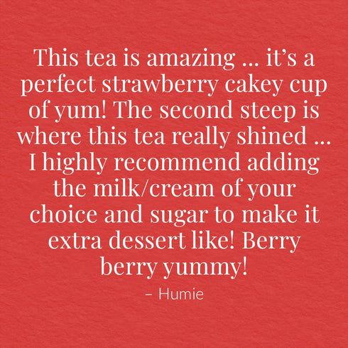 36 The Republic of Tea - Strawberry Shortcake Cuppa Cake Herbal Tea, Tea Bags