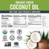 Viva Naturals Organic Coconut Oil, Unrefined Cold-Pressed Cooking Oil, Natural Hair and Skin Oil, 54 oz