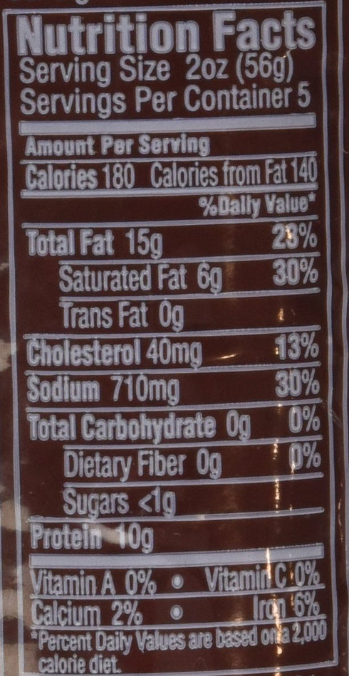 Summer Hickory Farms Beef Sausage