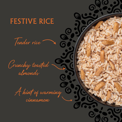 Pack 6, Mina Saffron Rice, Festive Rice, Pearl Couscous, Variety of Ready to Eat, Microwavable, Couscous Pearls, Side