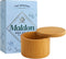 NORTHWARD SPIRIT Bamboo Salt Box Cellar Canister Gift Set With Maldon Sea Salt Flakes