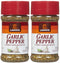 Lawry's Garlic Pepper Coarse Ground Blend, 2.6 oz Shakers, 2 pk