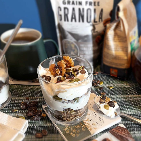 Wildway Keto Granola, Vanilla Bean Espresso, 8 oz, Grain-Free, Vegan, Low Carb, No Sugar Added, Paleo-Friendly, Non-GMO