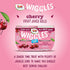 4.3oz 4 Dole Wiggles No Sugar Added Cherry Fruit Juice Gels Snacks, Total Cups, Gluten & Dairy Free, Bulk Lunch Snacks