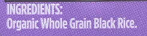 16 Lundberg Family Farms Black Pearl Rice, Ounce