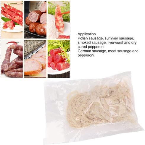 Xcello 42 44mm Sausage Casings, to Edible Salted Sausage Casings for Making Bratwurst Bockwurs and Italian Sausages