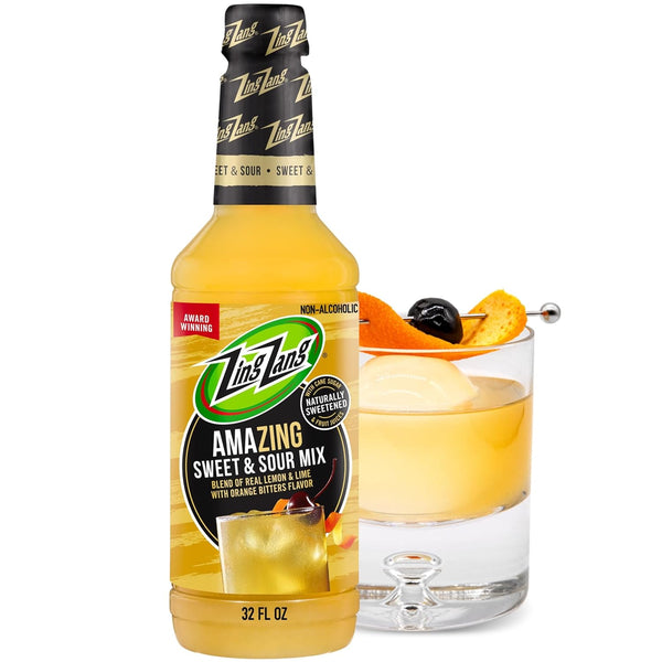 Zing Zang Sweet and Sour Mix, Amazing Non-Alcoholic Cocktail Mixer, 32 Fl