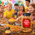 Generic 44 Oz Pub Snack Mix Crunch Assortment Party Size Savory Snack - Honey Mustard Cheddar Cheese Pretzel Sesame