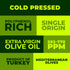 770 Immunity 16.9 oz Polyphenol Rich Olive Oil Extra Virgin by Zest Delites, Up To mg/kg High Polyphenol Olive Oil