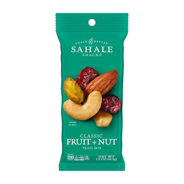 Sahale Snacks Classic Fruit and Nut Trail Mix, 1.5 Oz Grab &