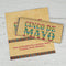 25ct DIY Cinco De Mayo Party Favors Personalized Wrappers for Chocolate Bars