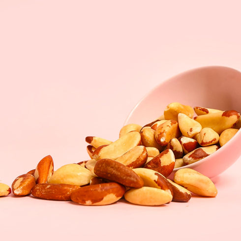 6.5 oz, Elan Organic Raw Brazil Nuts, Whole Nuts, No Shell, Non-GMO, Vegan, Gluten-Free, Kosher, Healthy Snacks