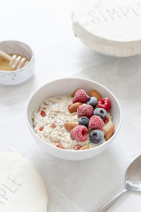(8 LB) Organic Rolled Oats old fashion gluten free non-GMO, Whole Grain Vegan Bulk