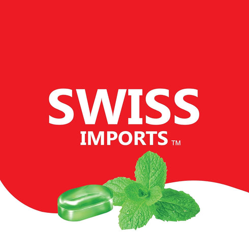 Swiss Imports 200 500g/17.6oz Sugar Free Bonbons Hard Candy Drops, Mint, Individually Wrapped Pieces