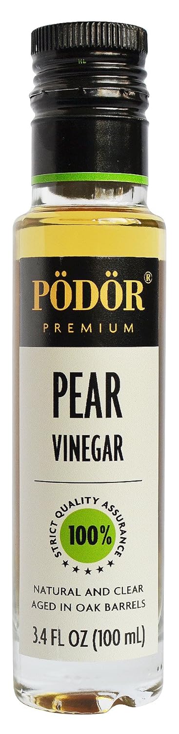 PDR Premium Pear Vinegar - 3.4 fl. Oz. - 100% Natural, Aged