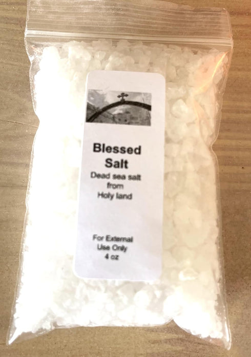 The Better Scents Blessed Dead Sea Salt from Holy land, Home blessing - car blessing