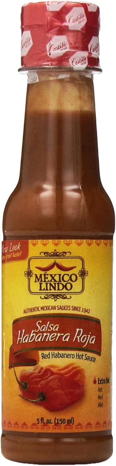 Castillo Habanero Hot Sauce, Red, 5 oz